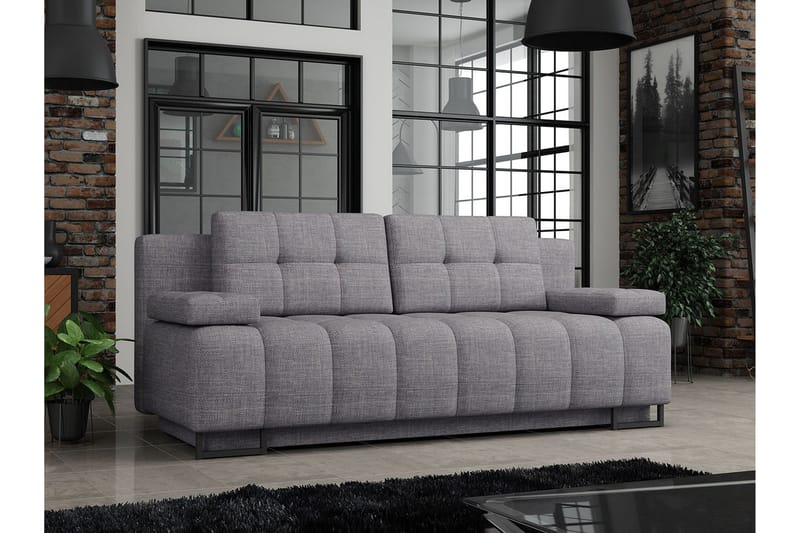 Morenia 3:n ist Vuodesohva - Harmaa - Huonekalut - Sohva - Vuodesohva - 3 istuttava vuodesohva