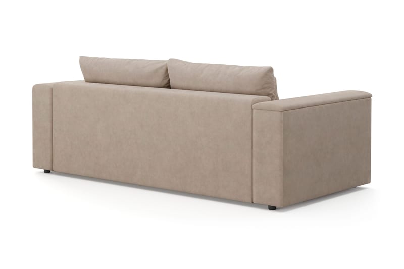 Rosenvind 3-istuttava vuodesohva säilytystilalla, beige vakosametti Andrarum - Huonekalut - Sohva - Vuodesohva - 3 istuttava vuodesohva