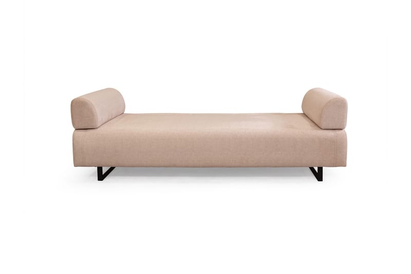Southburn 3-istuttava vuodesohva 90x220 cm kangasta, irtonaiset selkätyynyt - Beige - Huonekalut - Sohva - Vuodesohva - 3 istuttava vuodesohva