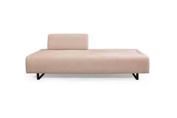 Southburn 3-istuttava vuodesohva 90x220 cm kangasta, irtonaiset selkätyynyt - Beige - Huonekalut - Sohva - Vuodesohva - 3 istuttava vuodesohva
