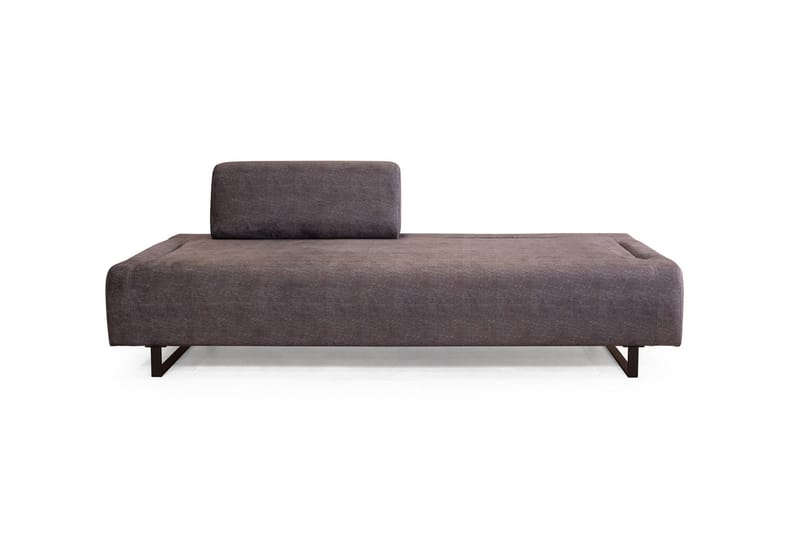 Southburn 3-istuttava vuodesohva 90x220 cm kangasta, irtonaiset selkätyynyt - Musta - Huonekalut - Sohva - Vuodesohva - 3 istuttava vuodesohva