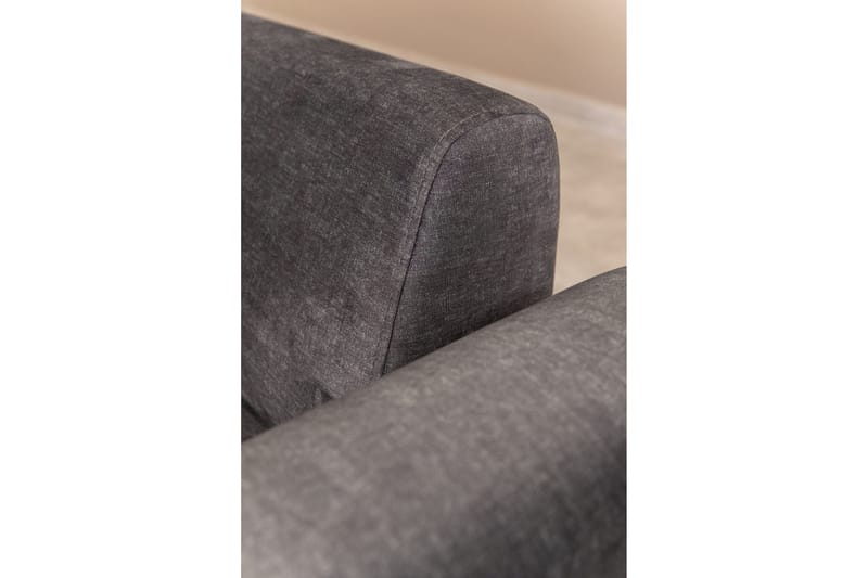 Southburn 3-istuttava vuodesohva 90x220 cm kangasta, irtonaiset selkätyynyt - Musta - Huonekalut - Sohva - Vuodesohva - 3 istuttava vuodesohva