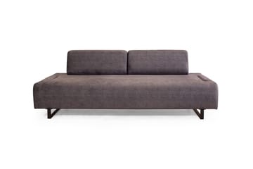 Southburn 3-istuttava vuodesohva 90x220 cm kangasta, irtonaiset selkätyynyt - Musta - Huonekalut - Sohva - Vuodesohva - 3 istuttava vuodesohva