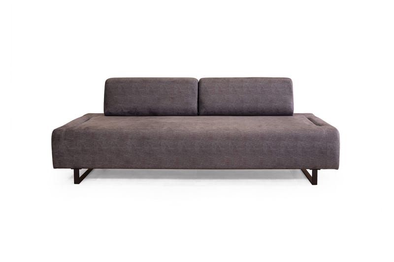 Southburn 3-istuttava vuodesohva 90x220 cm kangasta, irtonaiset selkätyynyt - Musta - Huonekalut - Sohva - Vuodesohva - 3 istuttava vuodesohva