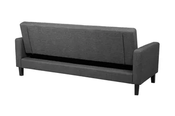 Vehkoo 3-istuttava vuodesohva 108x178 cm kangasta - Harmaa - Huonekalut - Sohva - Vuodesohva - 3 istuttava vuodesohva
