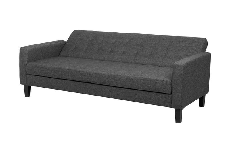 Vehkoo 3-istuttava vuodesohva 108x178 cm kangasta - Harmaa - Huonekalut - Sohva - Vuodesohva - 3 istuttava vuodesohva