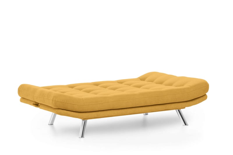 Vuodesohva 3:n ist Perc 200x104 cm - Sinappikeltainen - Huonekalut - Sohva - Vuodesohva - 3 istuttava vuodesohva