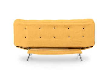 Vuodesohva 3:n ist Perc 200x104 cm - Sinappikeltainen - Huonekalut - Sohva - Vuodesohva - 3 istuttava vuodesohva