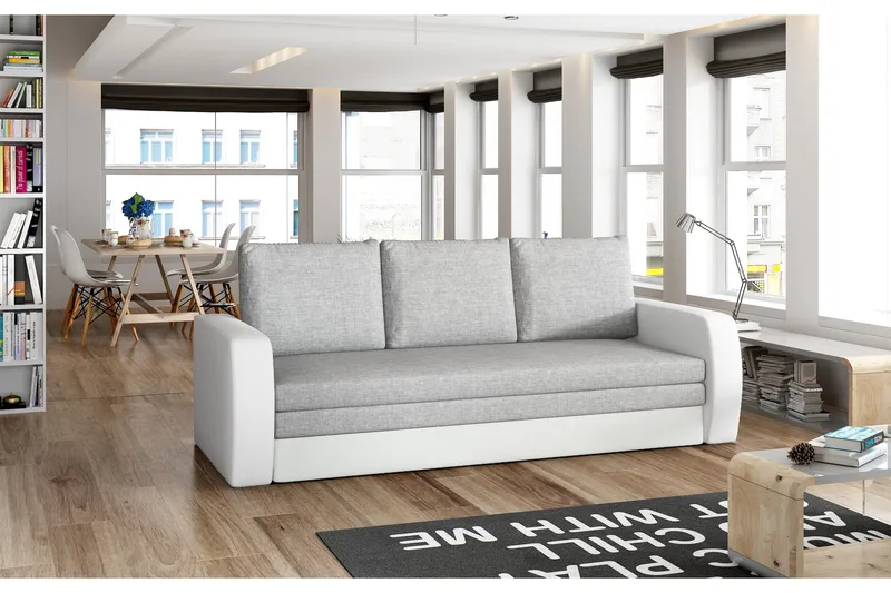 Vuodesohva Boxel, Harmaa/Valkoinen