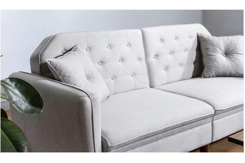 Vuodesohva Buddi 3:n ist - Beige - Huonekalut - Sohva - Vuodesohva - 3 istuttava vuodesohva