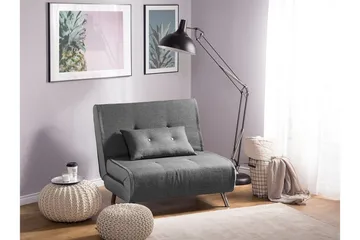Vuodesohva Farris 100 cm - Harmaa - Huonekalut - Sohva - Vuodesohva - 3 istuttava vuodesohva