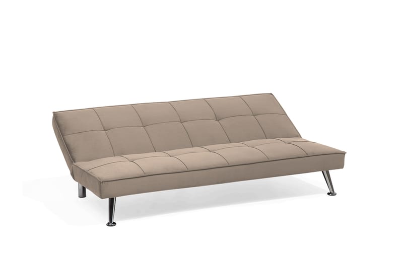 Vuodesohva Hasle 168 cm - Beige/Harmaa - Huonekalut - Sohva - Vuodesohva - 3 istuttava vuodesohva