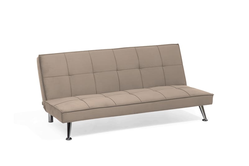 Vuodesohva Hasle 168 cm - Beige/Harmaa - Huonekalut - Sohva - Vuodesohva - 3 istuttava vuodesohva
