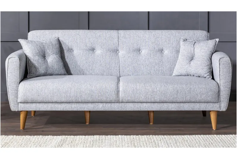 Vuodesohva Kajla 3:n ist - Harmaa - Huonekalut - Sohva - Vuodesohva - 3 istuttava vuodesohva