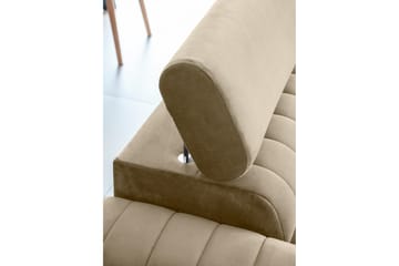 Vuodesohva Laucha 3:n ist - Beige - Huonekalut - Sohva - Vuodesohva - 3 istuttava vuodesohva