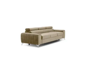 Vuodesohva Laucha 3:n ist - Beige - Huonekalut - Sohva - Vuodesohva - 3 istuttava vuodesohva