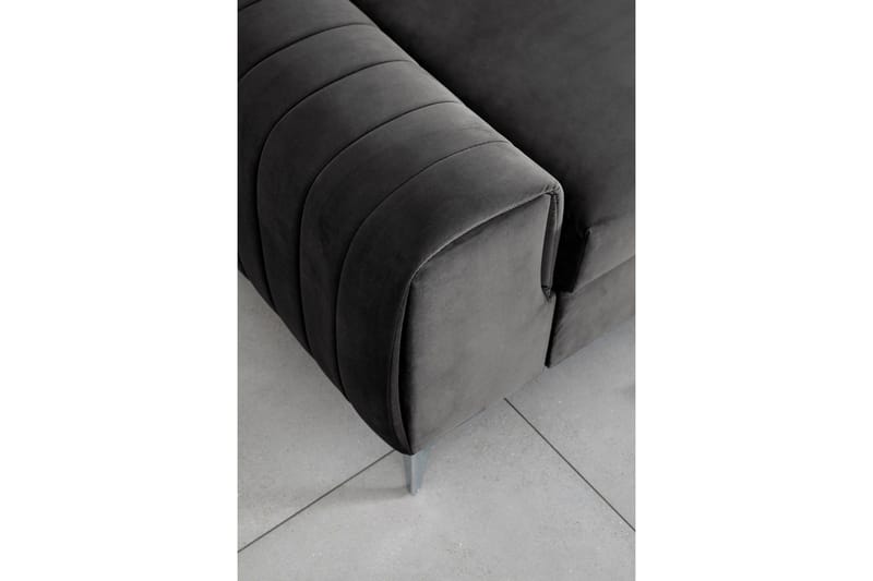 Vuodesohva Laucha 3:n ist - Harmaa - Huonekalut - Sohva - Vuodesohva - 3 istuttava vuodesohva