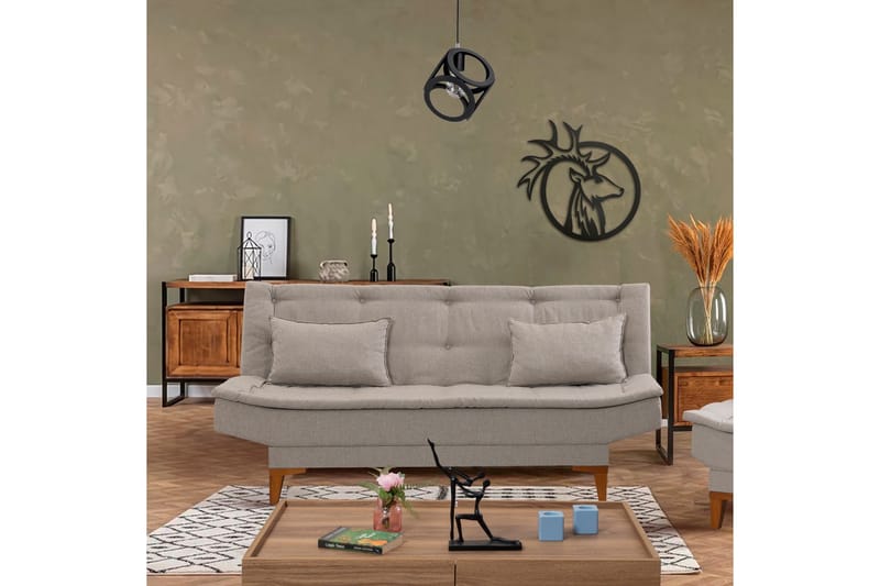 Vuodesohva Longburn 3:n ist 106x186 - Kerma - Huonekalut - Sohva - Vuodesohva - 3 istuttava vuodesohva