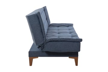 Vuodesohva Longburn 3:n ist 106x187 - Tummansininen - Huonekalut - Sohva - Vuodesohva - 3 istuttava vuodesohva