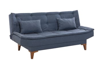 Vuodesohva Longburn 3:n ist 106x187 - Tummansininen - Huonekalut - Sohva - Vuodesohva - 3 istuttava vuodesohva