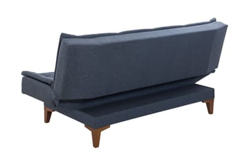 Vuodesohva Longburn 3:n ist 106x187 - Tummansininen - Huonekalut - Sohva - Vuodesohva - 3 istuttava vuodesohva