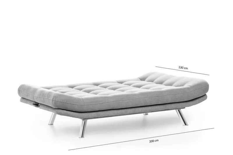 Vuodesohva Mallie 3:n ist - Harmaa - Huonekalut - Sohva - Vuodesohva - 3 istuttava vuodesohva