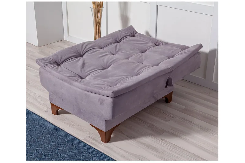 Vuodesohva Theodora 3:n ist - Harmaa - Huonekalut - Sohva - Vuodesohva - 3 istuttava vuodesohva