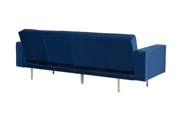 Vuodesohva Visnes 218 cm - Sininen - Huonekalut - Sohva - Vuodesohva - 3 istuttava vuodesohva