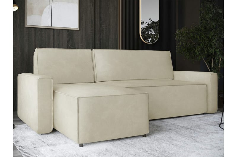 3:n ist Kulmasohva Bandon - Beige - Huonekalut - Sohva - Vuodesohva