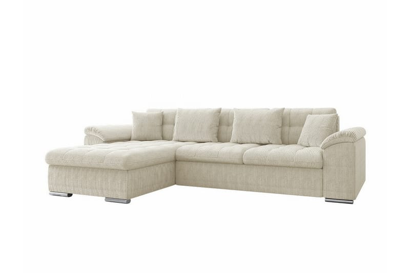 3:n ist Kulmasohva Camior - Beige/Vaaleabeige - Huonekalut - Sohva - Vuodesohva