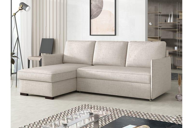 3:n ist Kulmasohva Denegal - Beige - Huonekalut - Sohva - Vuodesohva