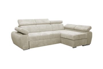 3:n ist Kulmasohva Denegal - Beige/Vaaleabeige - Huonekalut - Sohva - Vuodesohva