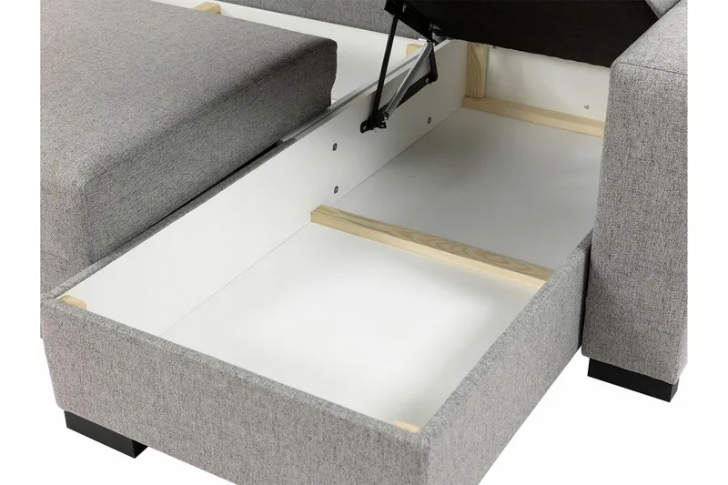 3:n ist Kulmasohva Denegal - Tummanharmaa - Huonekalut - Sohva - Vuodesohva