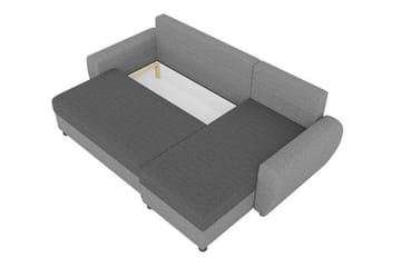 3:n ist Kulmasohva Fionara - Beige/Ruskea - Huonekalut - Sohva - Vuodesohva