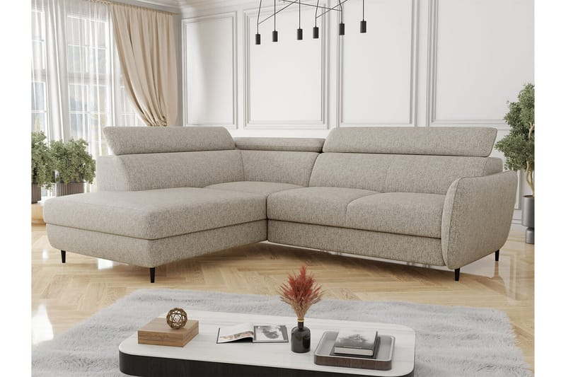 3:n ist Kulmasohva Graystone - Beige - Huonekalut - Sohva - Vuodesohva