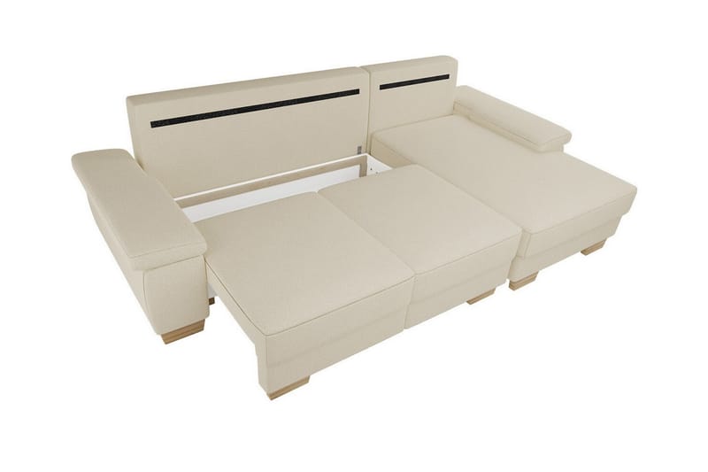 3:n ist Kulmasohva Graystone - Beige - Huonekalut - Sohva - Vuodesohva
