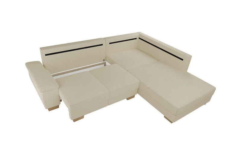 3:n ist Kulmasohva Graystone - Beige - Huonekalut - Sohva - Vuodesohva