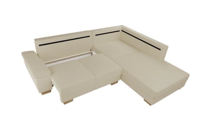 3:n ist Kulmasohva Graystone - Beige - Huonekalut - Sohva - Vuodesohva