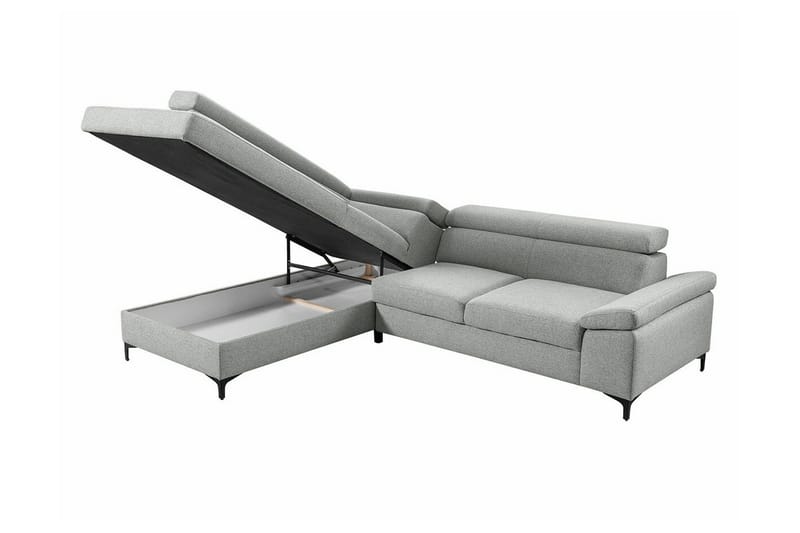 3:n ist Kulmasohva Graystone - Vaaleanharmaa - Huonekalut - Sohva - Vuodesohva