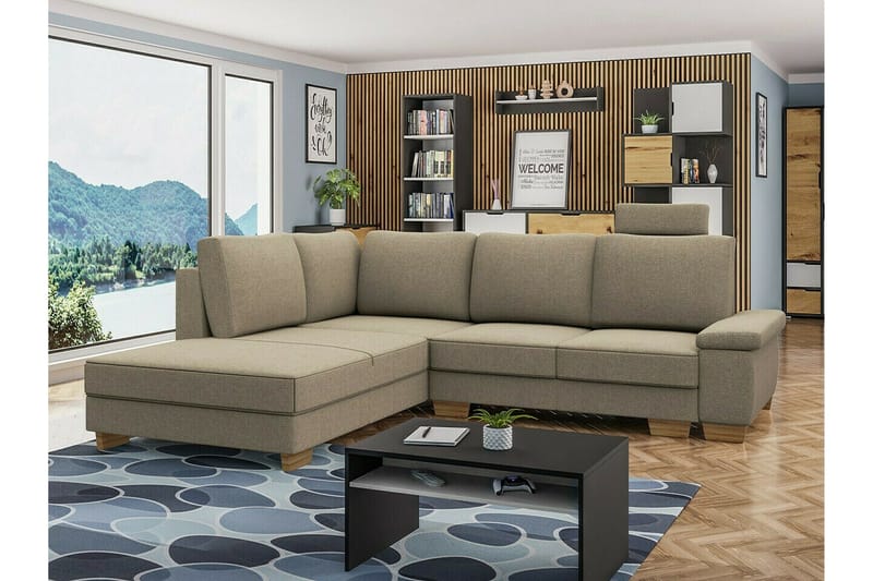 3:n ist Kulmasohva Graystone - Huonekalut - Sohva - Vuodesohva