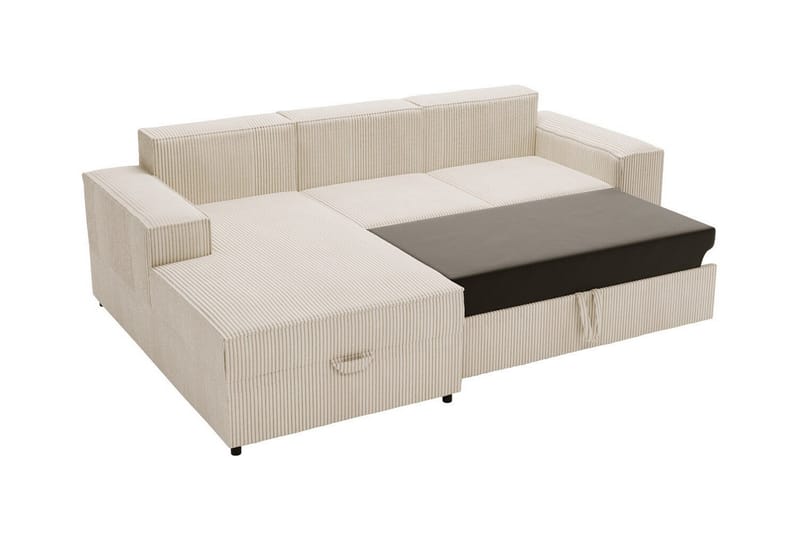 3:n ist Kulmasohva Knocklong - Beige Kerma - Huonekalut - Sohva - Vuodesohva
