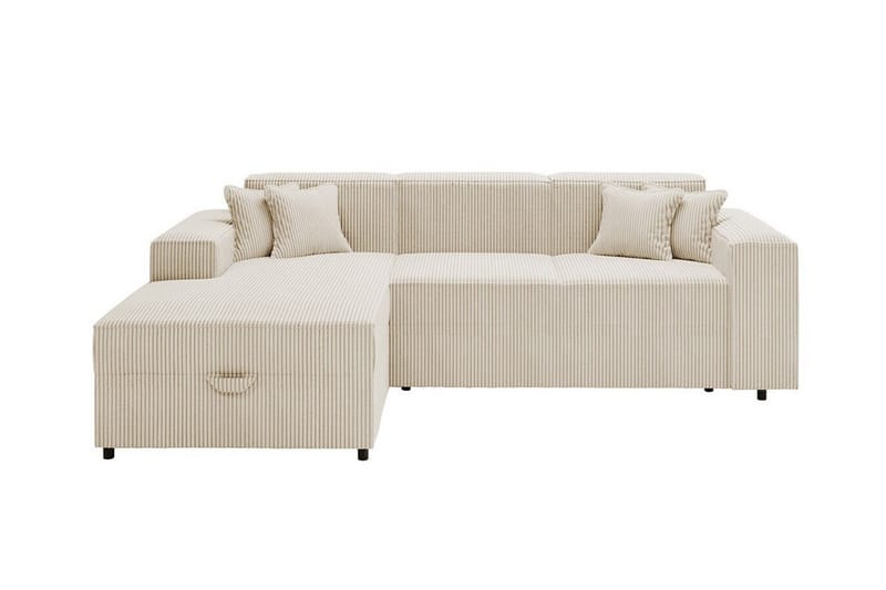 3:n ist Kulmasohva Knocklong - Beige - Huonekalut - Sohva - Vuodesohva