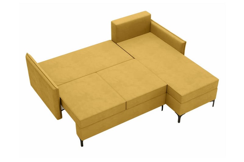 3:n ist Kulmasohva Knocklong - Vaaleanpunainen - Huonekalut - Sohva - Vuodesohva