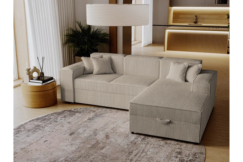 3:n ist Kulmasohva Knocklong - Huonekalut - Sohva - Vuodesohva