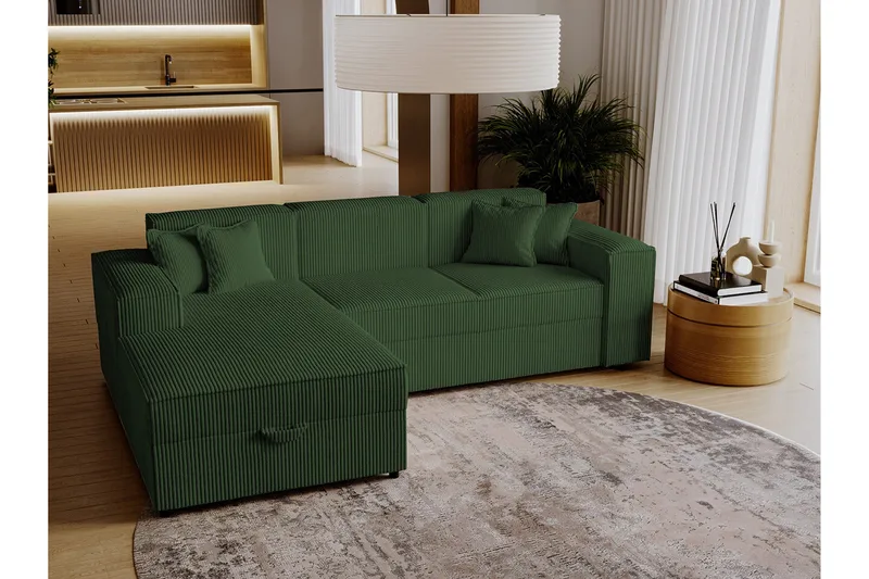 3:n ist Kulmasohva Knocklong - Huonekalut - Sohva - Vuodesohva