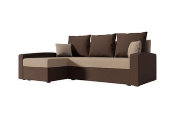 3:n ist Kulmasohva Midfeld - Ruskea/Beige - Huonekalut - Sohva - Vuodesohva