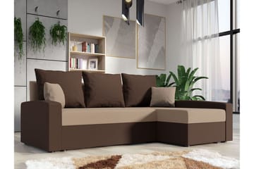 3:n ist Kulmasohva Midfeld - Ruskea/Beige - Huonekalut - Sohva - Vuodesohva