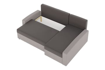 3:n ist Kulmasohva Midfeld - Ruskea/Beige - Huonekalut - Sohva - Vuodesohva