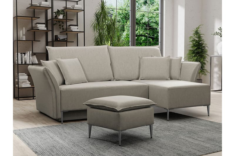 3:n ist Kulmasohva Staffin - Beige - Huonekalut - Sohva - Vuodesohva