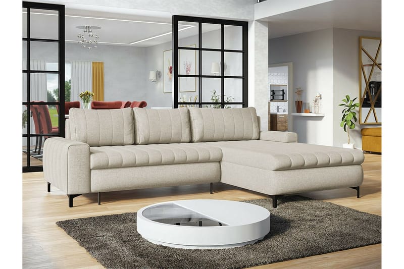 3:n ist Kulmasohva Talby - Beige - Huonekalut - Sohva - Vuodesohva